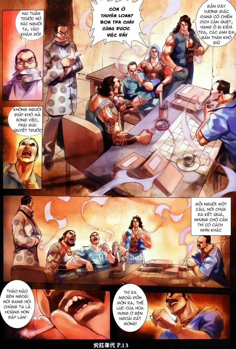 hỏa hồng niên đại hắc cốt đường chapter 44 10