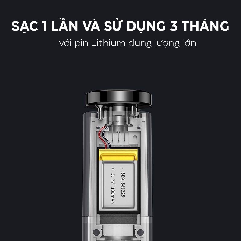 Máy đo nồng độ cồn Sothing Baseus, màn hình Led hiển thị, kiểm tra hơi thở không tiếp xúc chuẩn xác kết quả nhanh- Hàng chính hãng