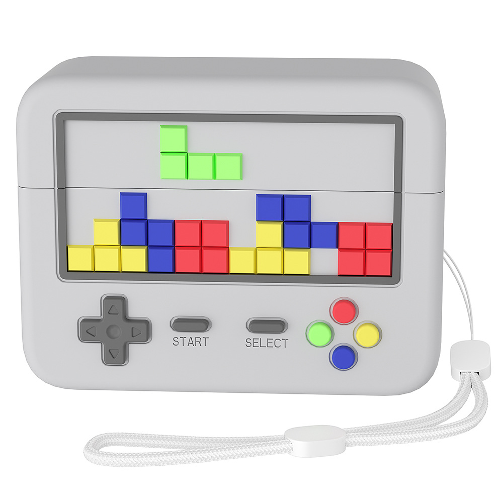 Ốp Bảo Vệ Silicon Dành Cho Airpods Pro 2/ Airpods Pro, Kai.N Tetris Game, Kèm Dây Đeo_ Hàng chính hãng