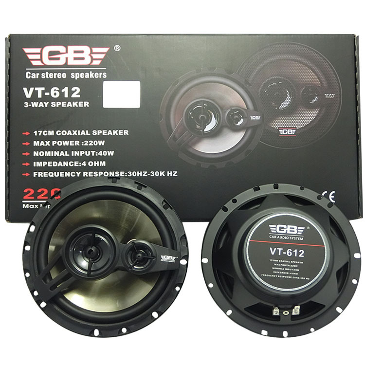 Loa Đồng Trục Loa Cánh Cửa Ô Tô 16cm 6inch GB VT-612 - Công Suất 220w Cho Ô TÔ ,Xe Hơi