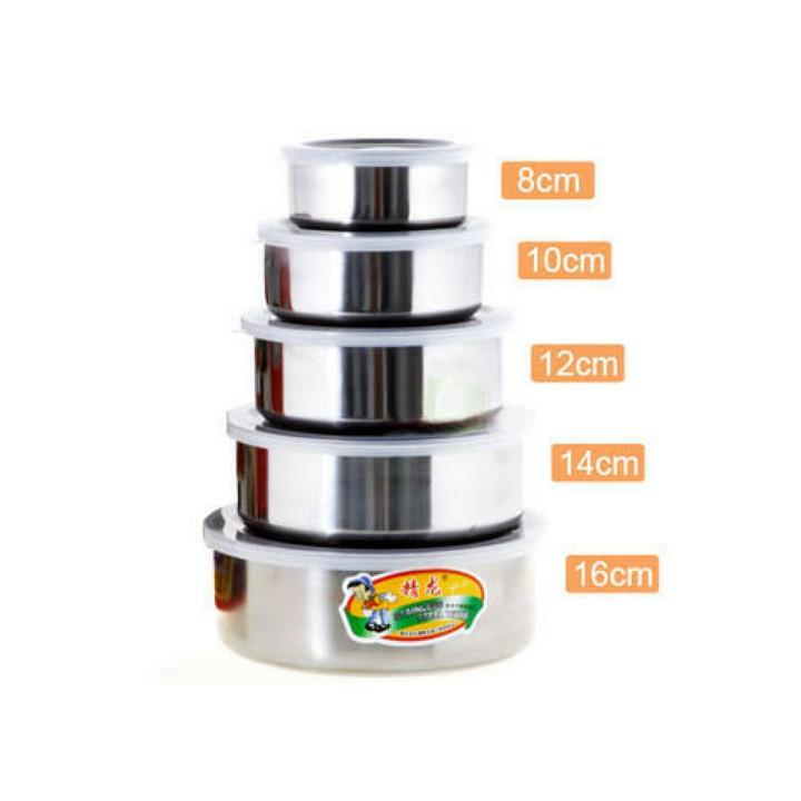 BỘ 5 BÁT INOX