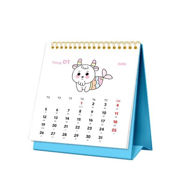 Lịch Bàn Mini - 12 Cung Hoàng Đạo