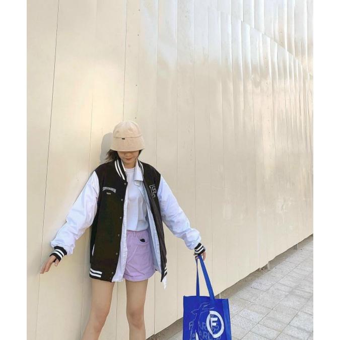 Áo Khoác Dù Bomber Bóng Chày F Nam Nữ Áo Khoác Gió S 7Zia Màu Đen Couple Cực Rẻ Đẹp -Bomber Jacket - ÁO KHOÁC THIÊN HÀ