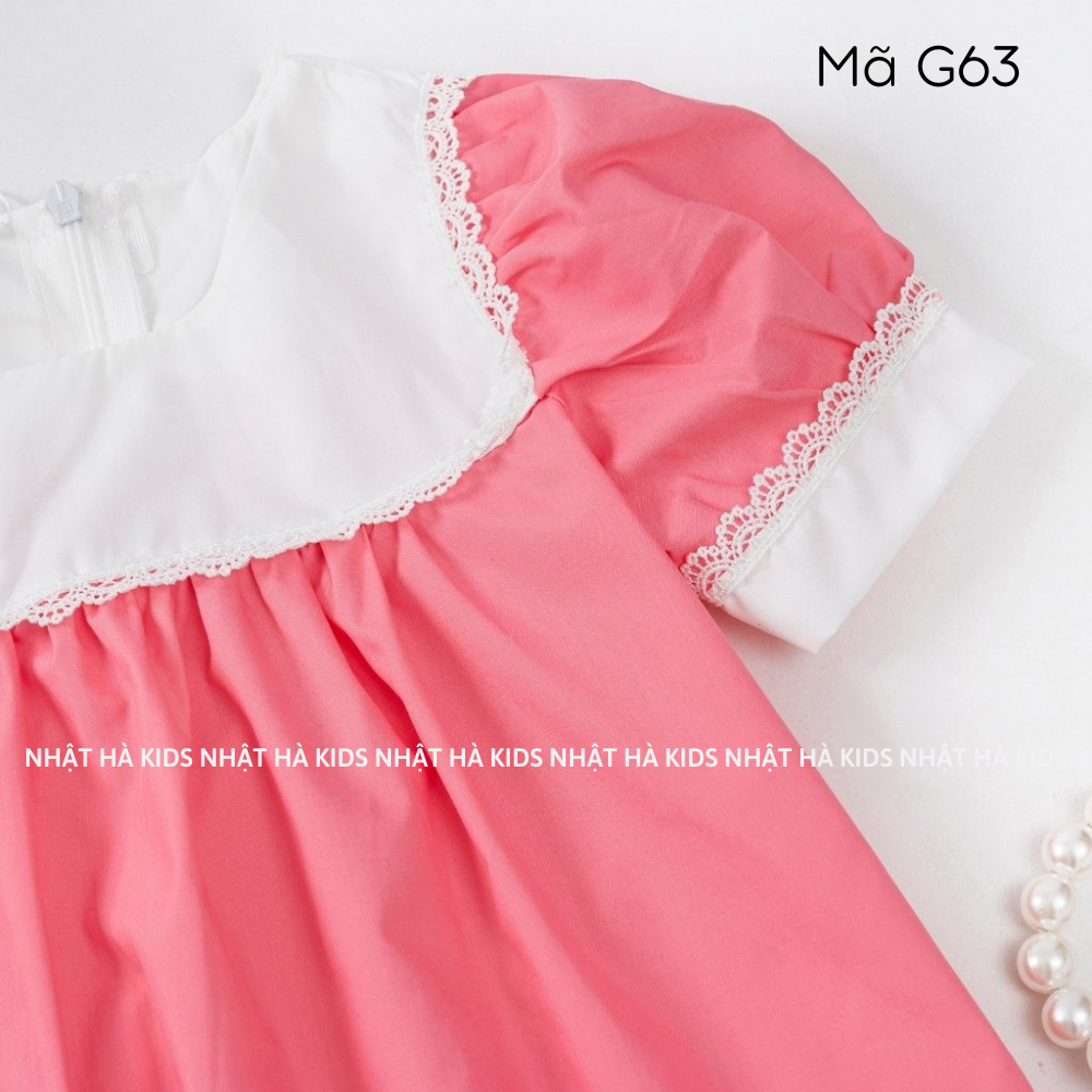 Váy bé gái G63 Thô nến mềm mại size đại từ 11-45kg