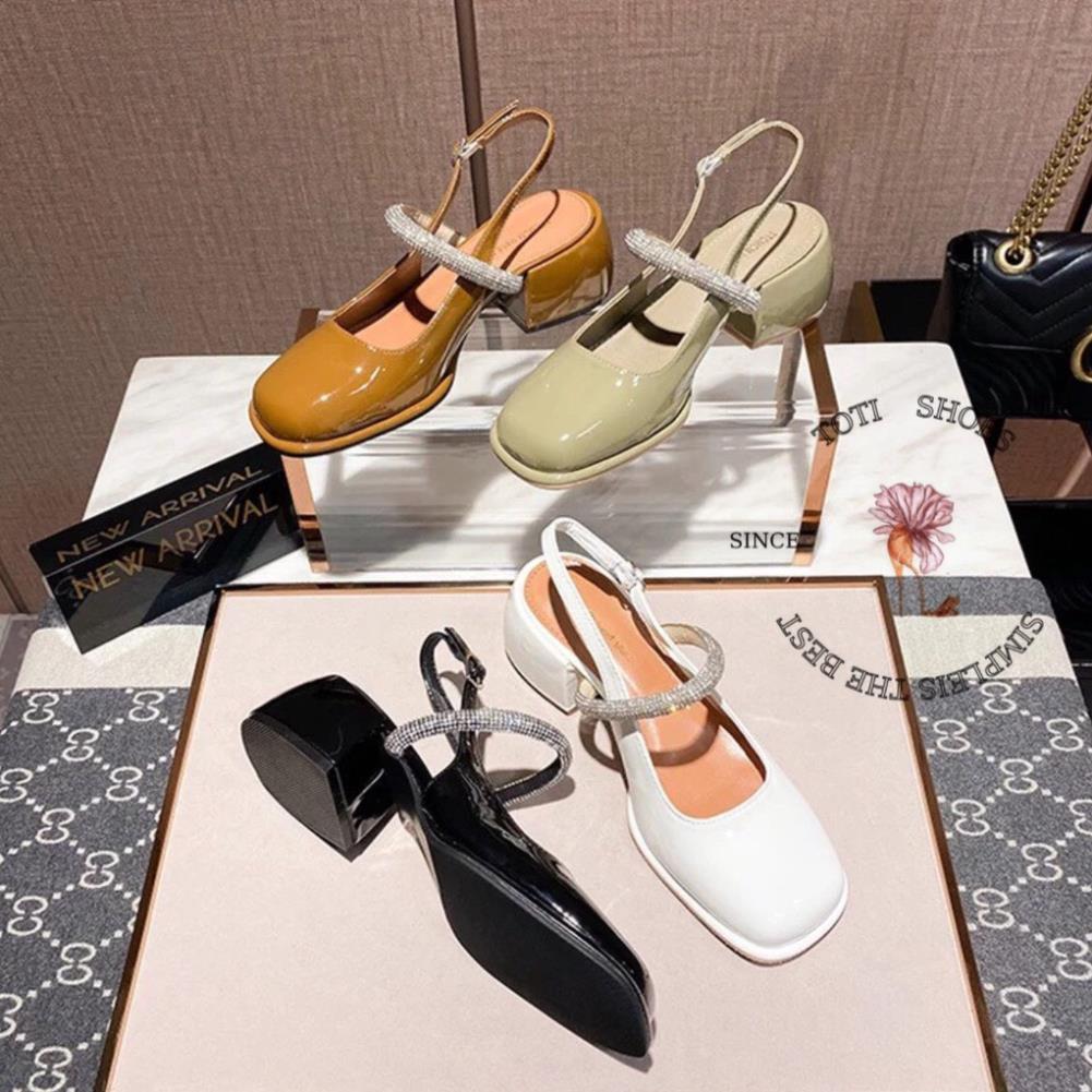 Hàng cao cấp GIÀY THỜI TRANG TOTIIE STORE - SANDAL CAO GÓT BÍT MŨI NỮ TÍNH - SỤC NỮ HỞ HẬU QUAI CÀI - G2209060