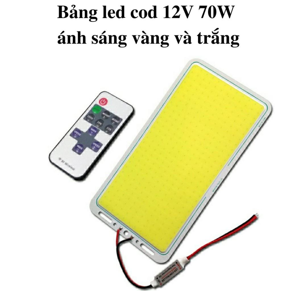 Bảng đèn Led COB công suất 70W siêu sáng 12V - 14V Module Led Panel dùng làm đèn pha đèn cẳm trại đèn chiếu o to