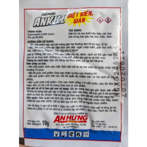 Chế phẩm diệt Kiến Gián Ankill 10g