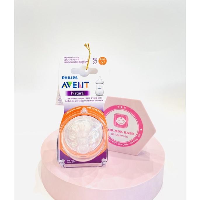 Núm thay thế bình Philips Avent chính hãng ,lắp vừa các size bình avent