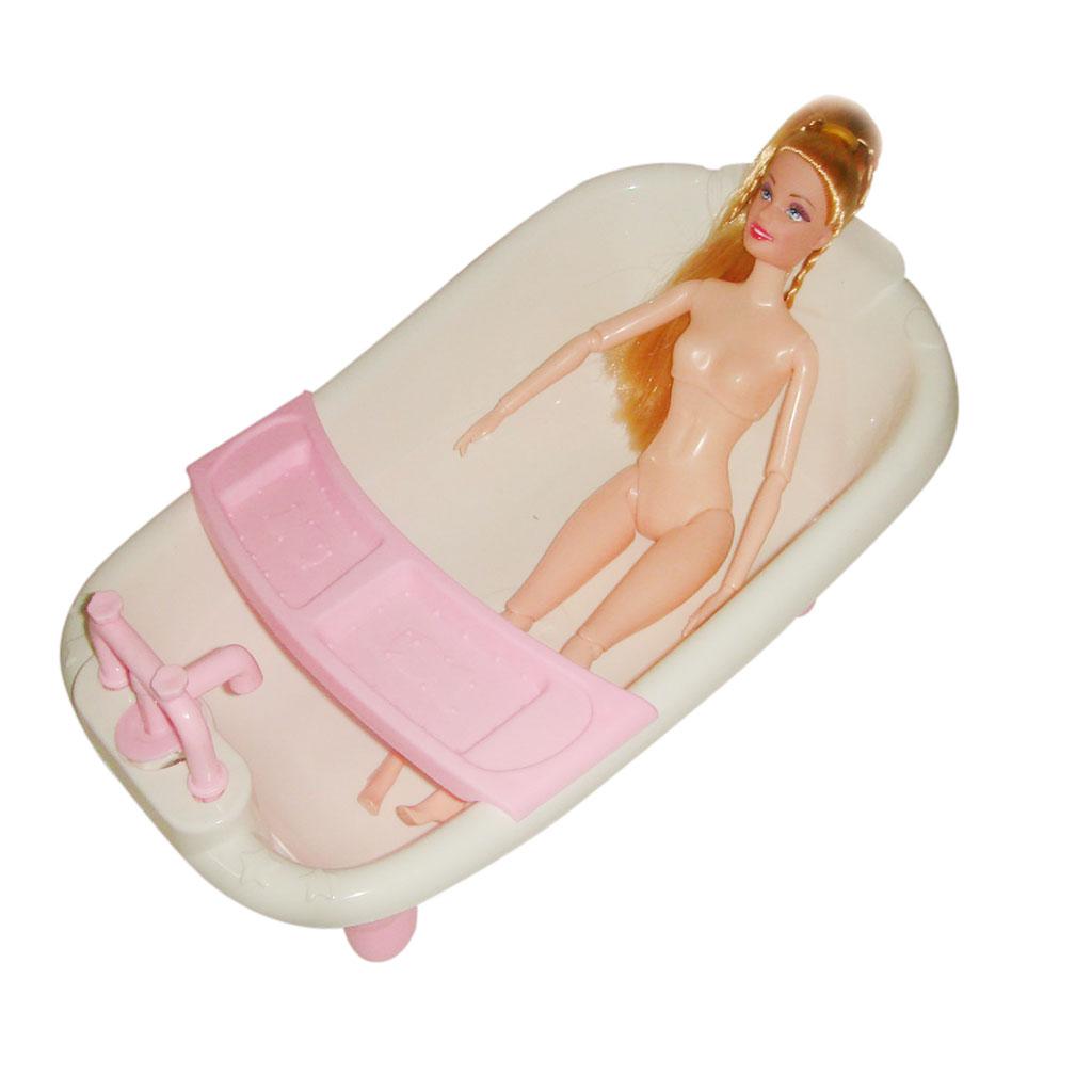 1 Thu Nhỏ Bồn Tắm Nhựa Cho Búp Bê 29 Cm