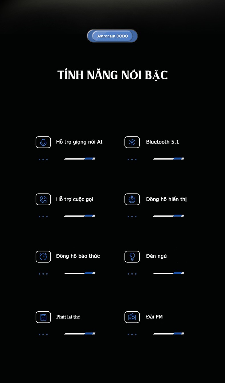 Loa Bluetooth Astronaut AI DODO - cao cấp