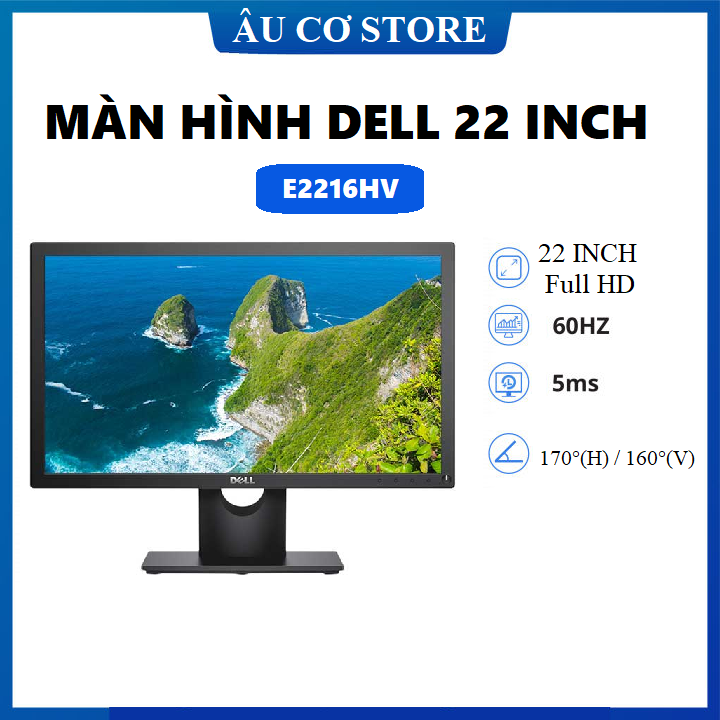 Màn Hình Dell 21.5" E2216HV (1920x1080/TN/60Hz/5ms) - HÀNG CHÍNH HÃNG