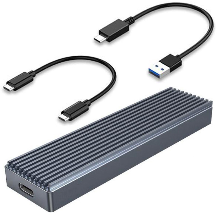 Box M.2 PCIe NVMe USB3.1 type-C vỏ nhôm cao cấp M2PJ-C3 - BX45