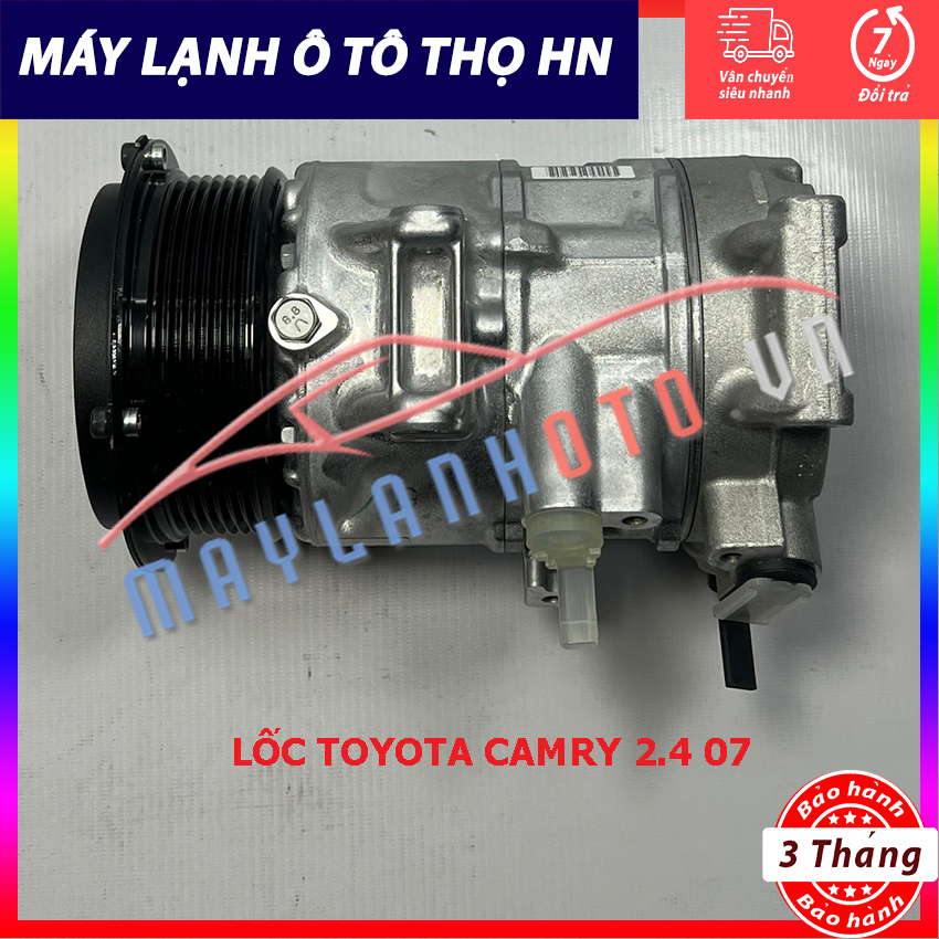 Lốc điều hòa (block,máy nén) Toyota Camry 2.4 - Hiace - RAV4 2007 2008 2009 2010 Denso Nhật 07 08 09 10