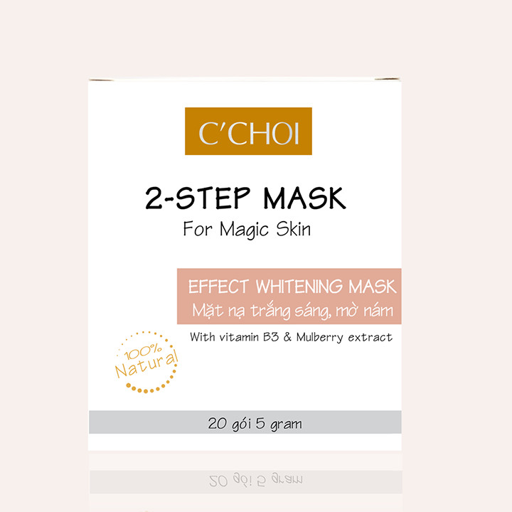 Mặt Nạ Trắng Sáng, Mờ Nám - 2-Step Mask