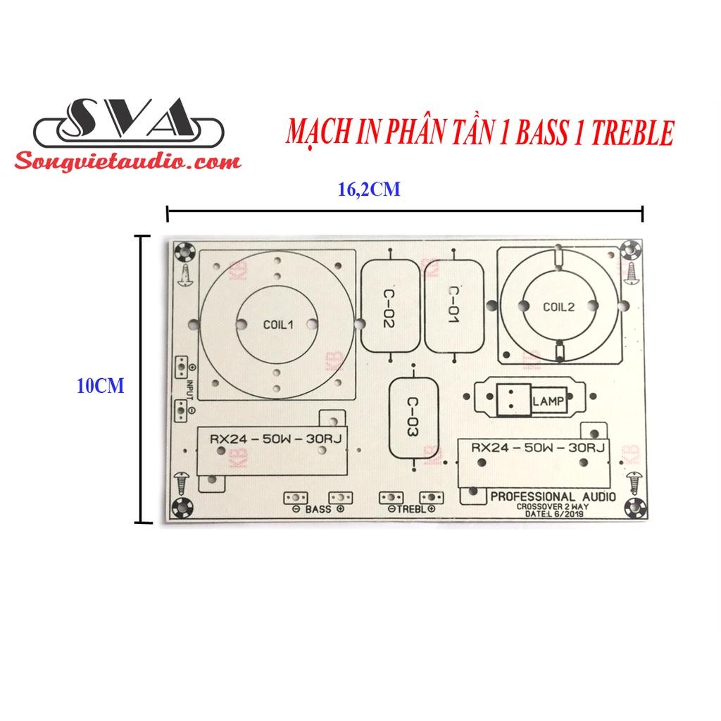 MẠCH IN, MẠCH PCB, MẠCH PHÂN TẦN 1 BASS 1TREBLE - 1 BOARD