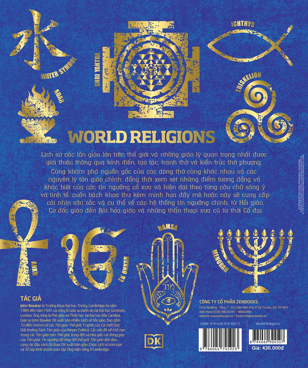 Combo Sách World History - Lịch Sử Thế Giới + World Religions - Tôn Giáo Thế Giới (Bộ 2 Cuốn)