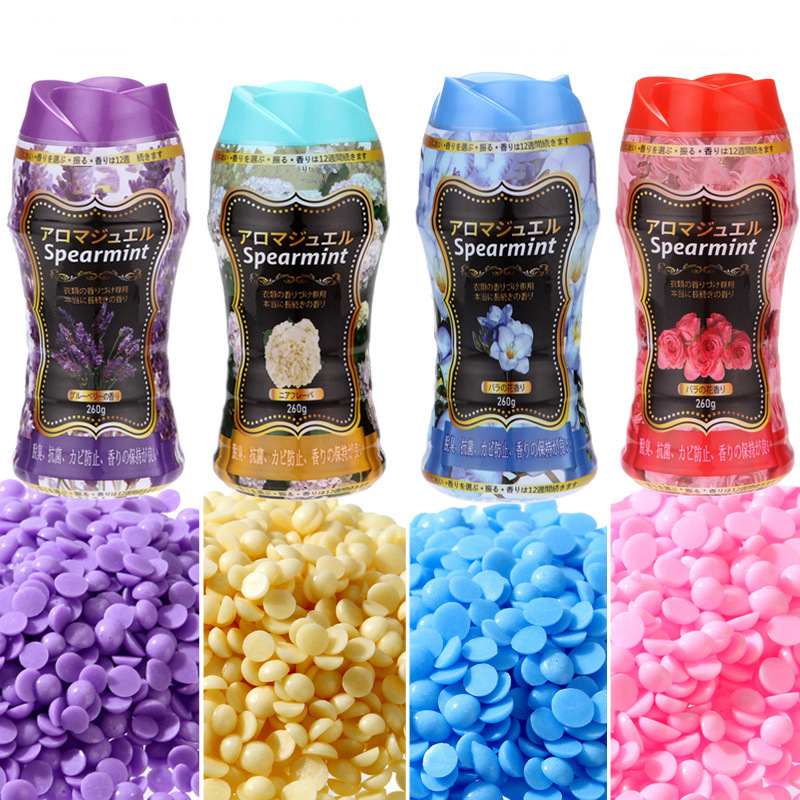 Hạt xả thơm làm mềm quần áo Spearmint Nhật Bản 260g lưu giữ hương thơm, làm mềm vải