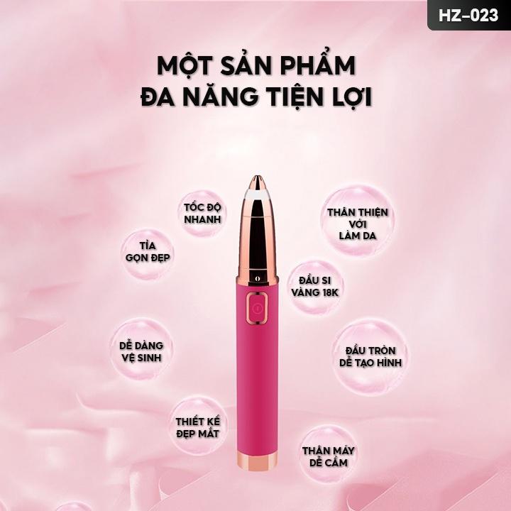 Bút Tỉa Lông Mày Đa Năng Bằng Pin Sạc Tiện Lợi Tạo Hình Lông Mày Theo Ý Thích HZ-023