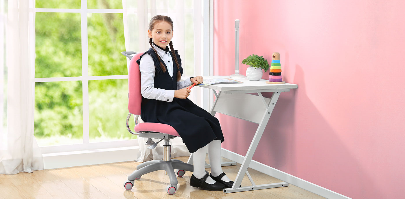 GHẾ CHỐNG GÙ ERGONOMIC K32 - Hồng