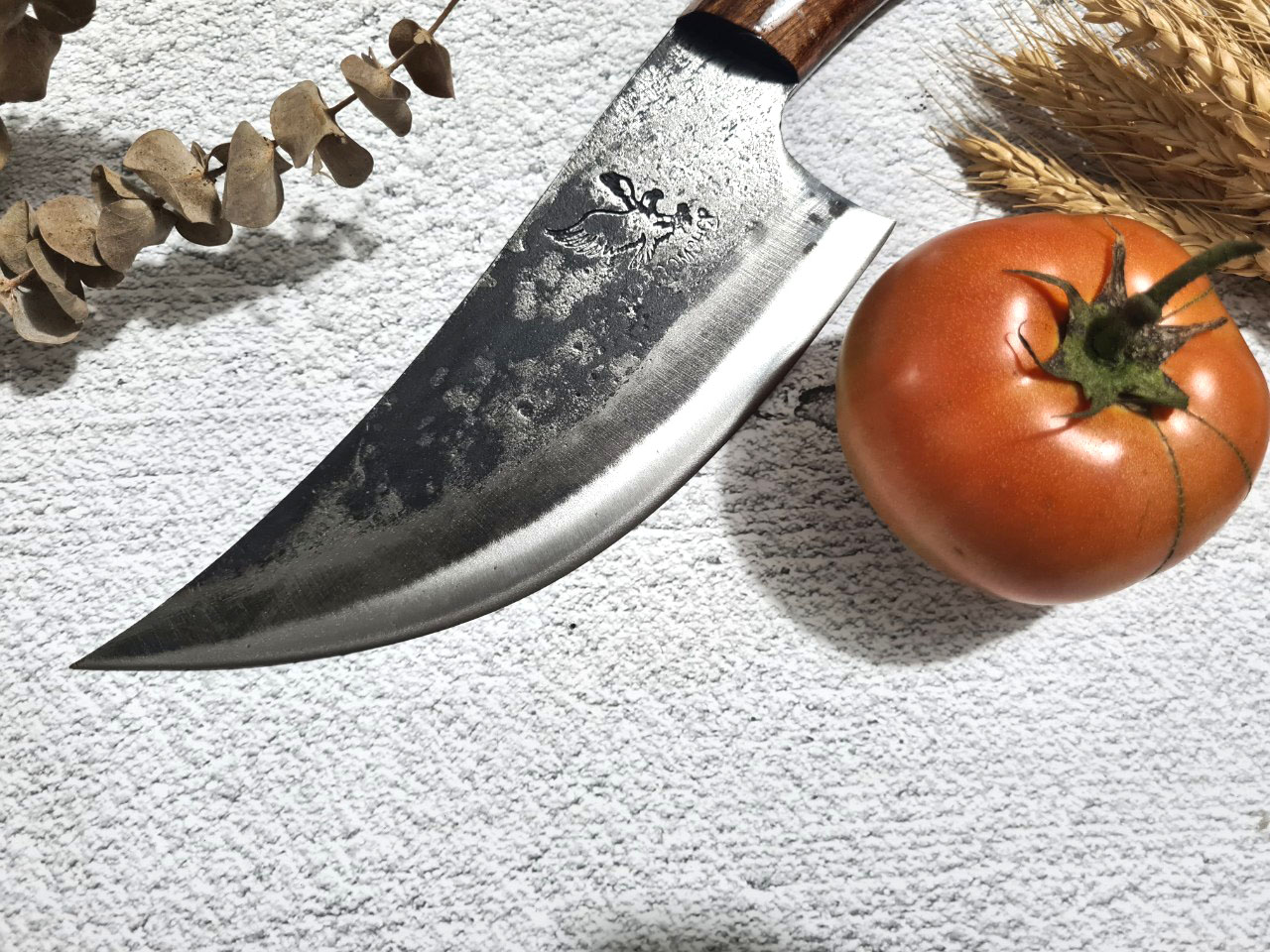 DAO BẾP PHÚC SEN -  DAO BẦU CÁN CONG MÃ VSN3