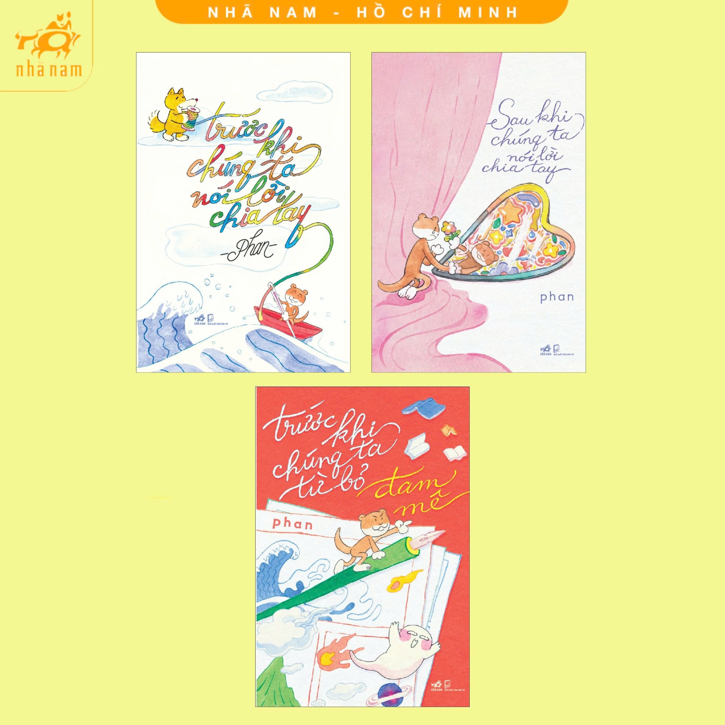 Sách - Combo 3 cuốn của tác giả Phan (Nhã Nam HCM)