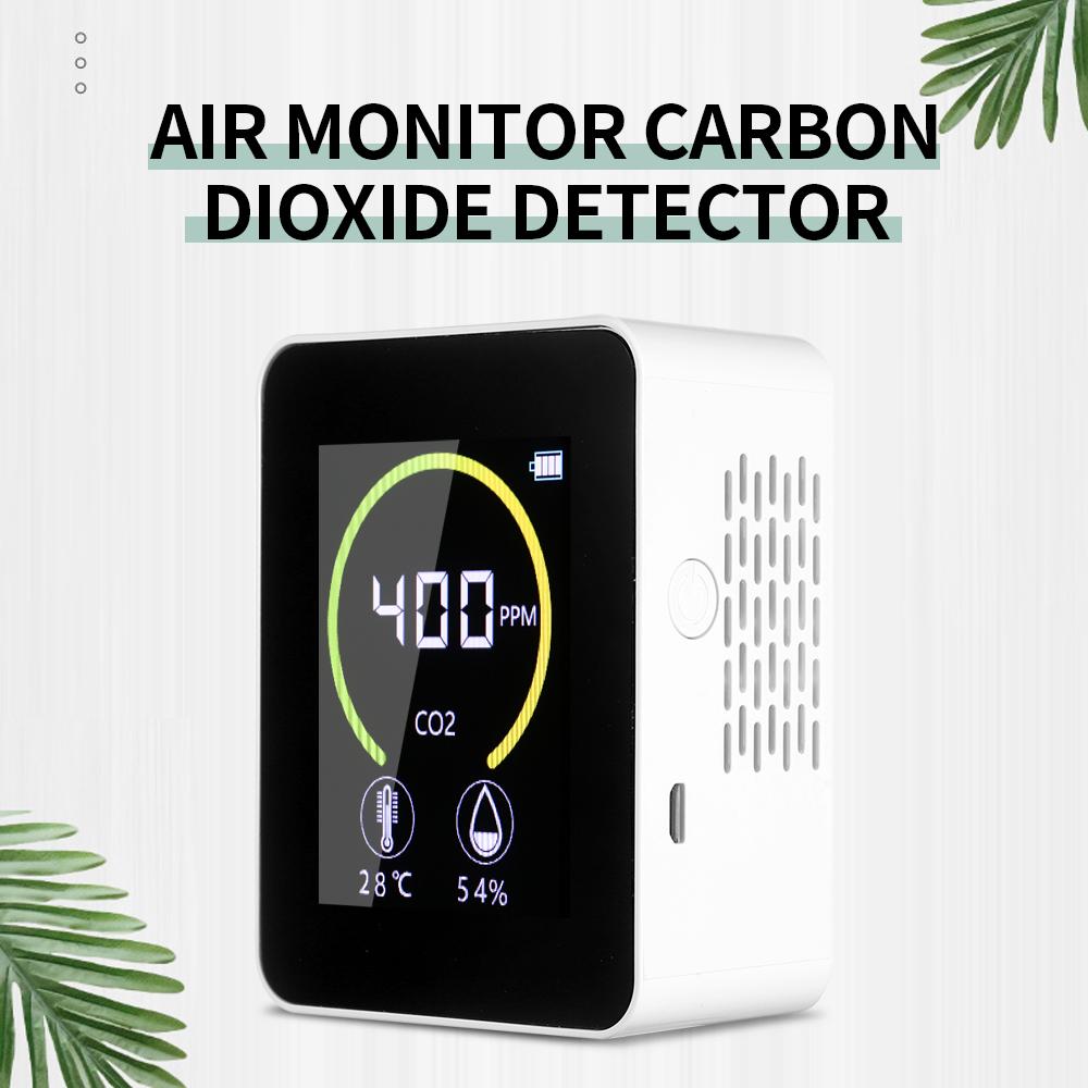 Air Monitor CO2 Carbon Dioxide Detector Greenhouse Warehouse Air Quality Temperature Humidity Monitor Fast Measurement
