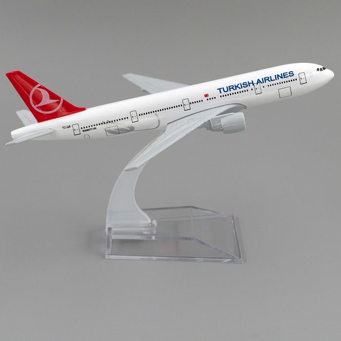 Mô hình máy bay B777 Turkish 16cm