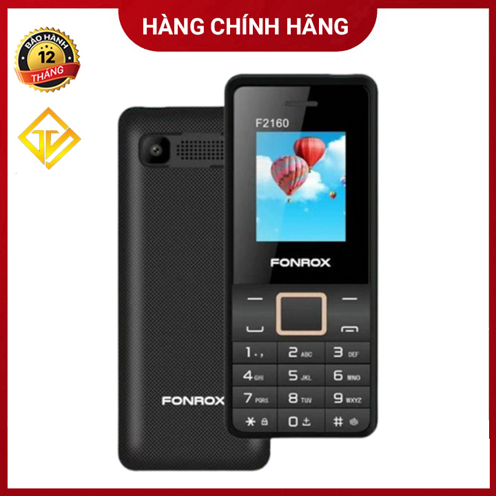 Điện thoại Fonrox F2160 Thương hiệu mỹ giá rẻ , 2 sim 2 sóng , Máy chắc chắn siêu bền