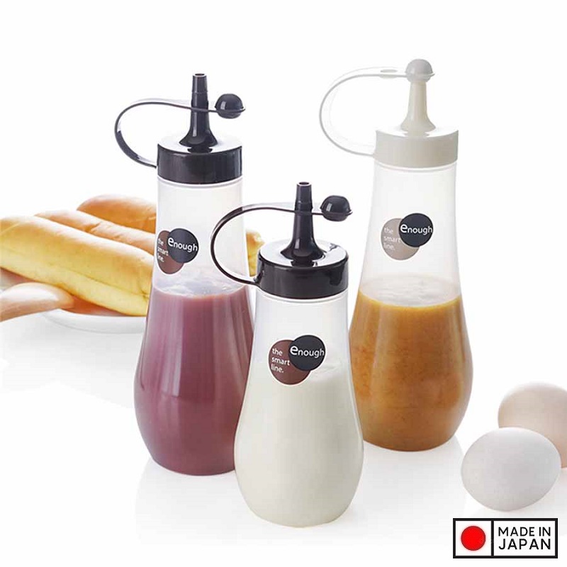 Bình đựng gia vị, nước sốt, nước tương Enough 360ml - Nội địa Nhật Bản