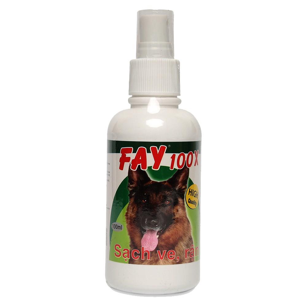 Xịt Ve Rận Fay 100X 100ml
