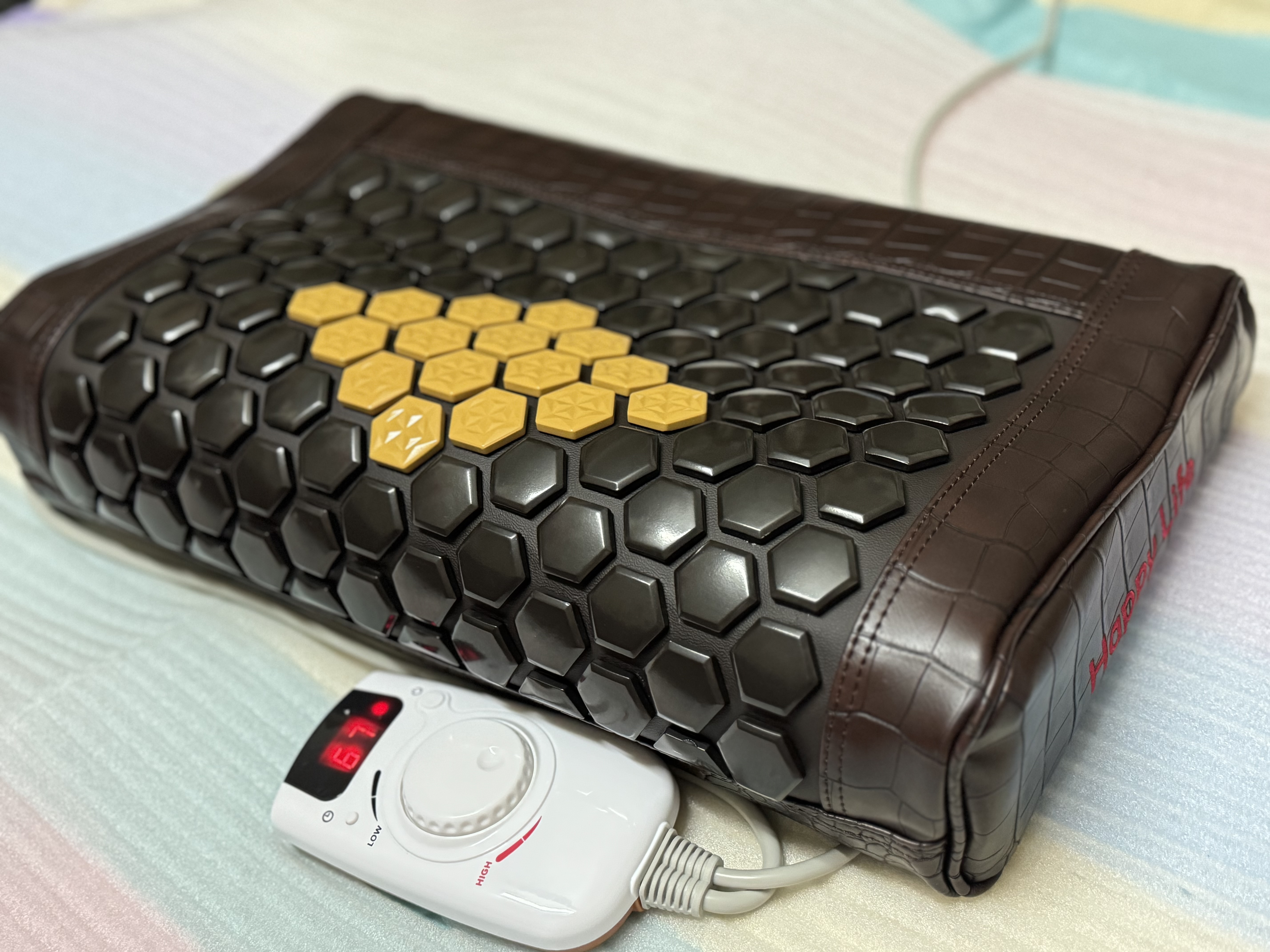 Gối đá nóng 50x30cm giảm đau cổ vai gáy và ngủ ngon Happy life