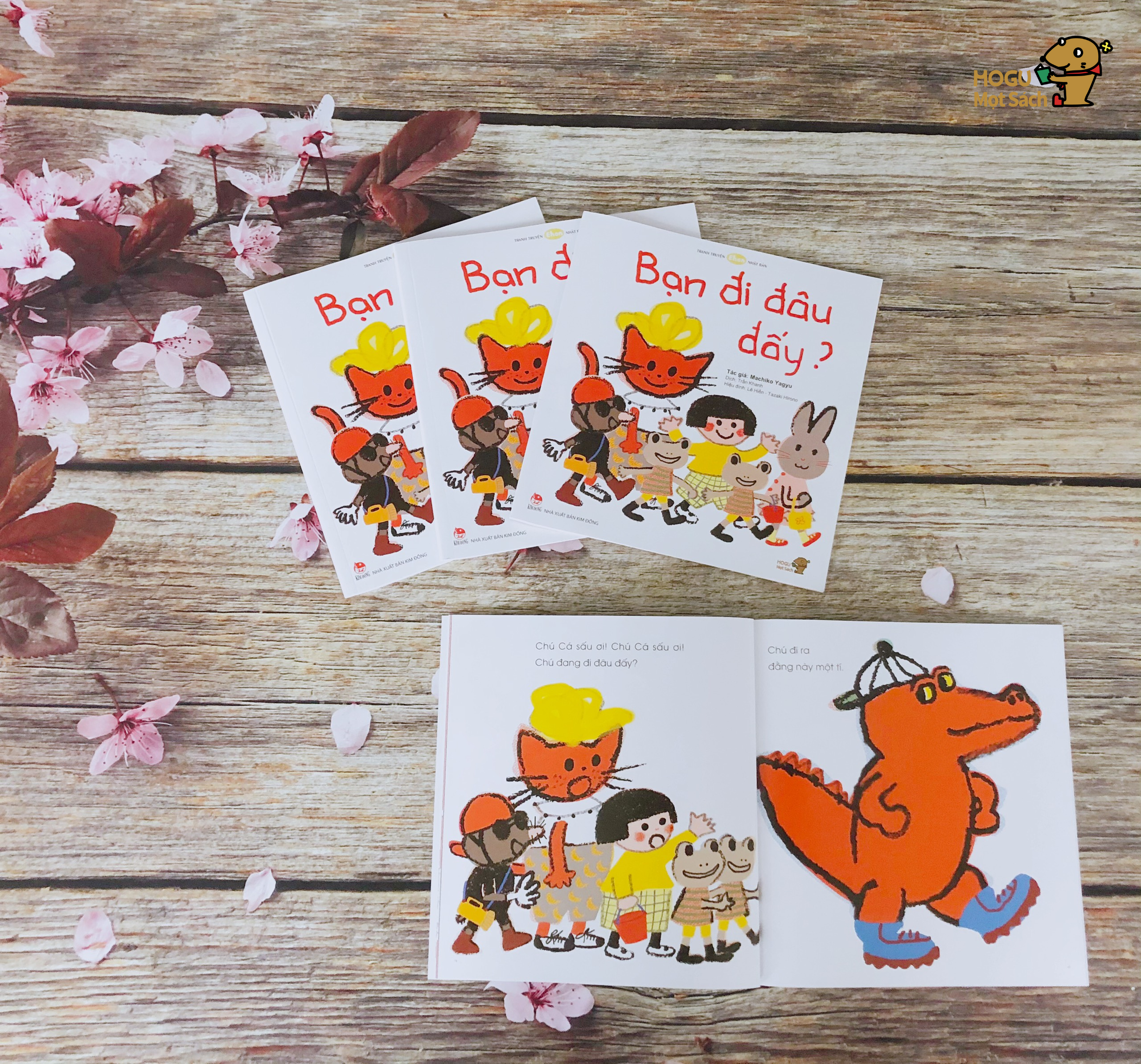 Truyện Ehon bé 1-2-3 tuổi - Bạn đi đâu đấy?