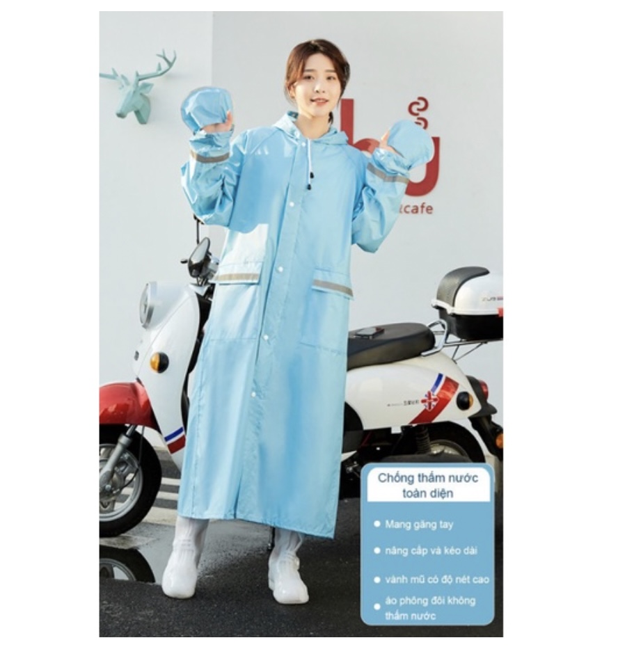 Áo mưa bộ 1 người Froster RainCoat cho người 160 - 170cm