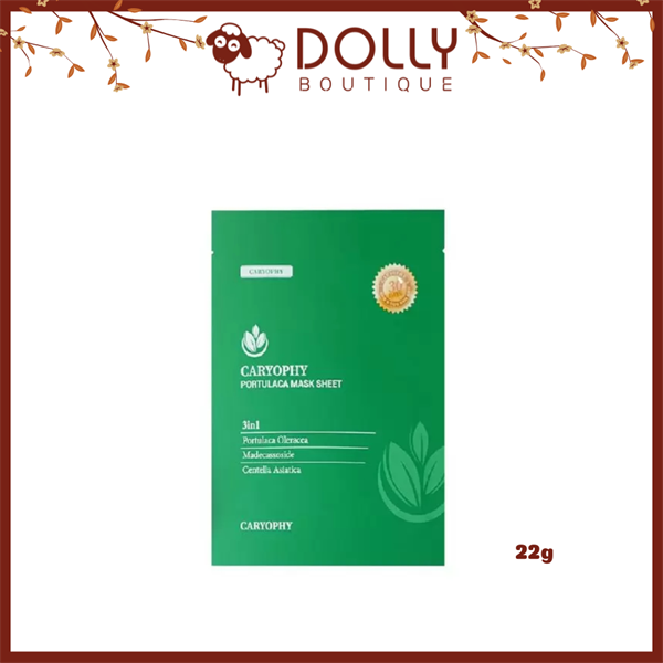 Mặt Nạ Giấy Caryophy Portulaca Mask 22g