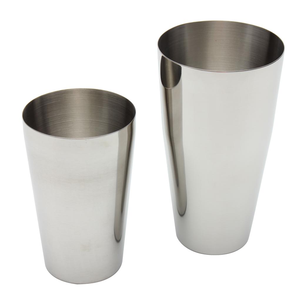 Martini BAR COCKTAIL SHAKER Stainless Steel Boston Mixing Tin Set