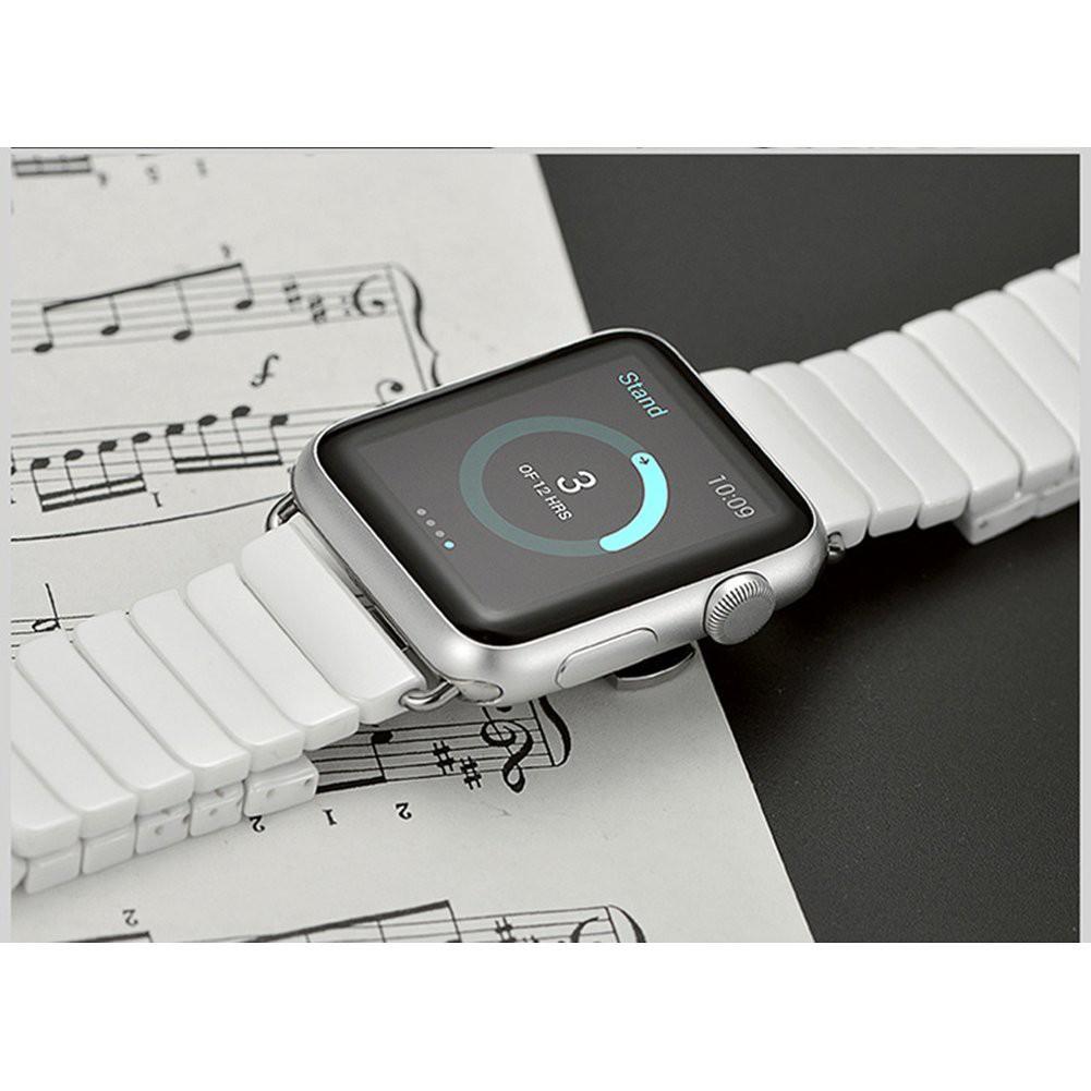 Dây đeo thay thế chất liệu gốm sứ dạng bi tròn cho Apple Watch 1/2/3/4 5 6 SE 7