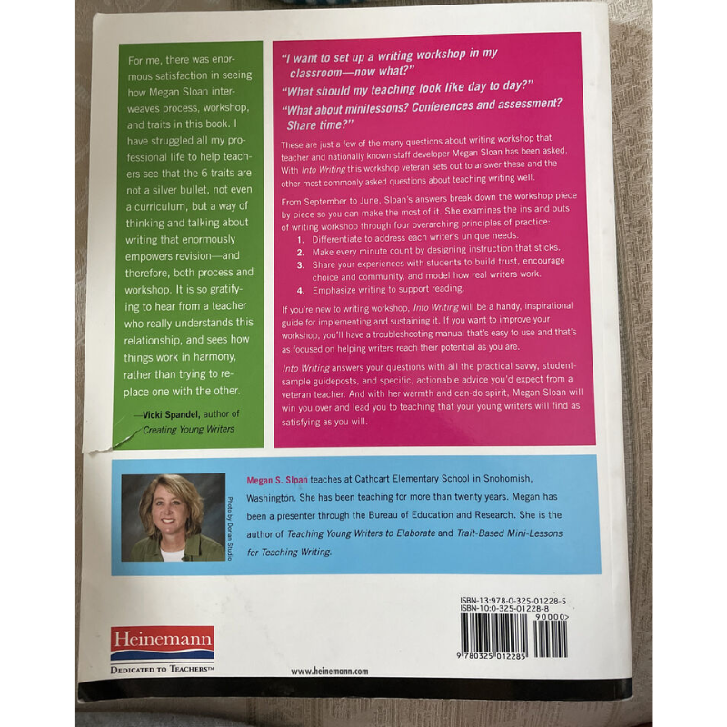 Into Writing: The Primary Teacher'S Guide To Writing Workshop