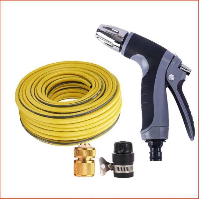 Bộ dây và vòi xịt tăng áp rửa xe tưới cây 20M 206817