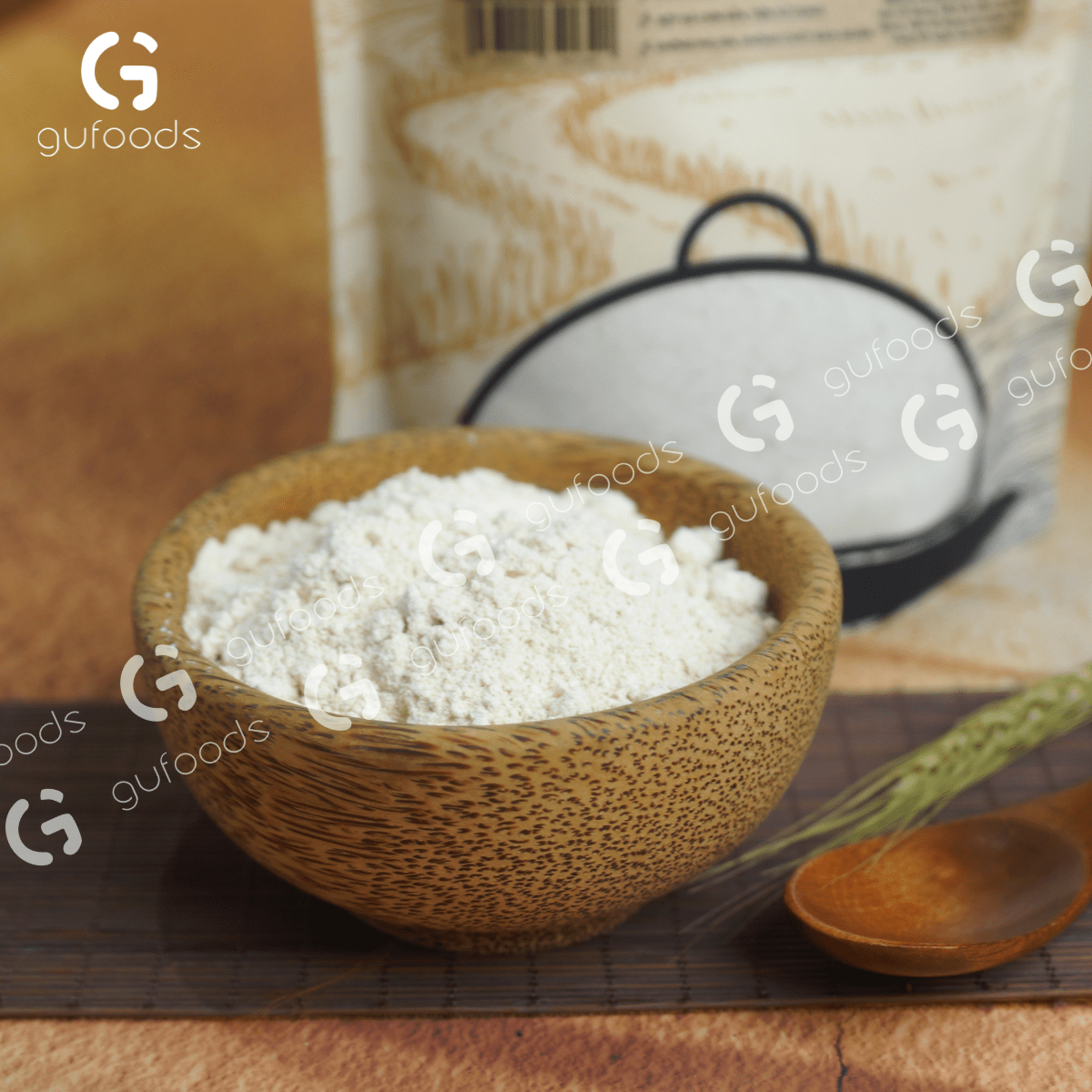 Bột Yến mạch ăn liền GUfoods (túi 500g) - Nguyên liệu nhập khẩu, Bột đã chín, Giàu chất xơ &amp; protein thực vật, Tốt cho sức khoẻ, Ăn kiêng, Healthy, Tập gym, Eat clean