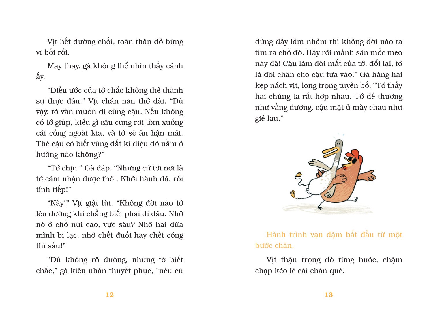 Sách Gà Mờ Và Vịt Khờ - Phiêu Lưu Đến Vùng Đất Mộng Mơ