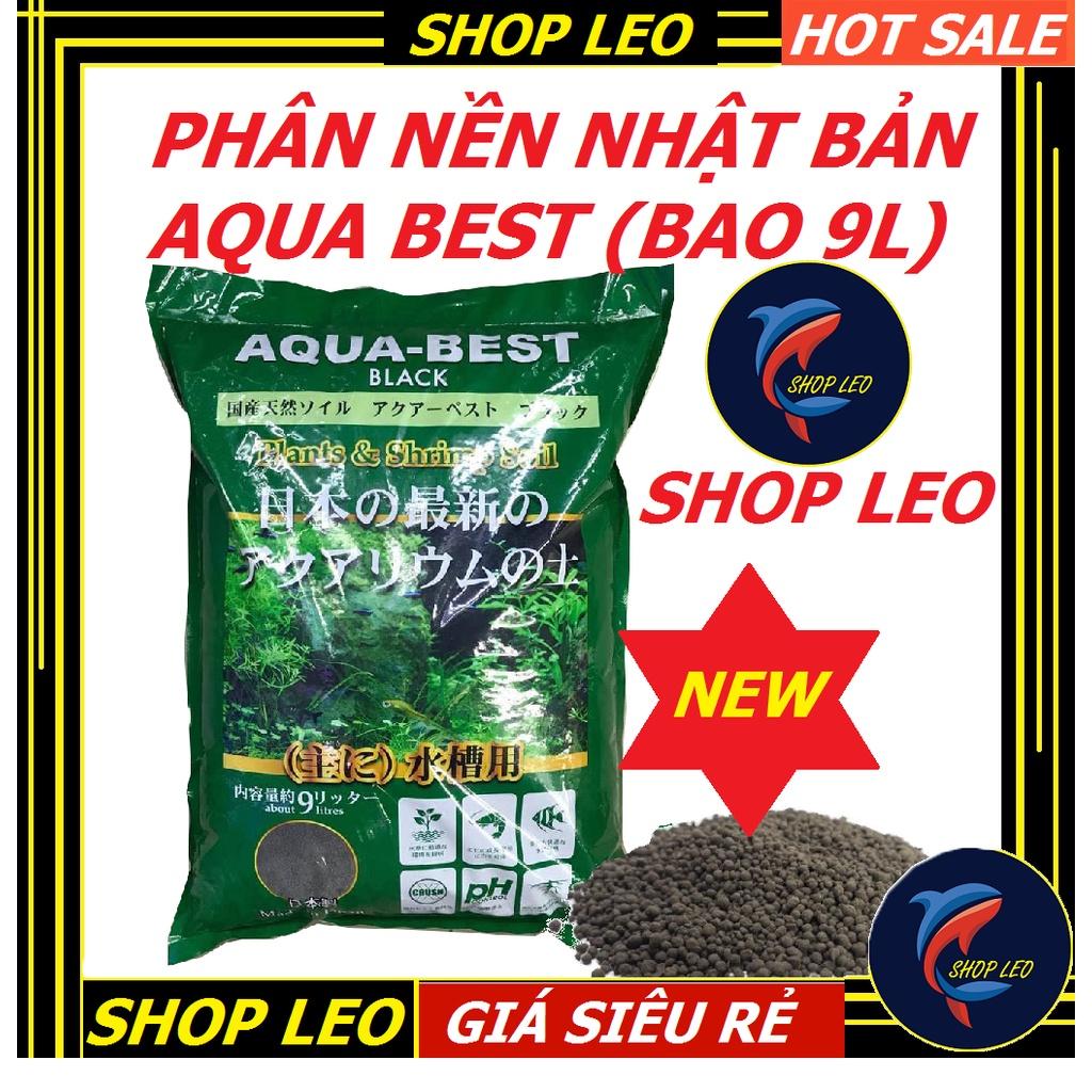 Phân nền Aqua Best (Nhật Bản) (bao lớn 9L)- Phân nền cho bể thuỷ sinh - hồ tép cảnh- shopleo- phụ kiện cá cảnh