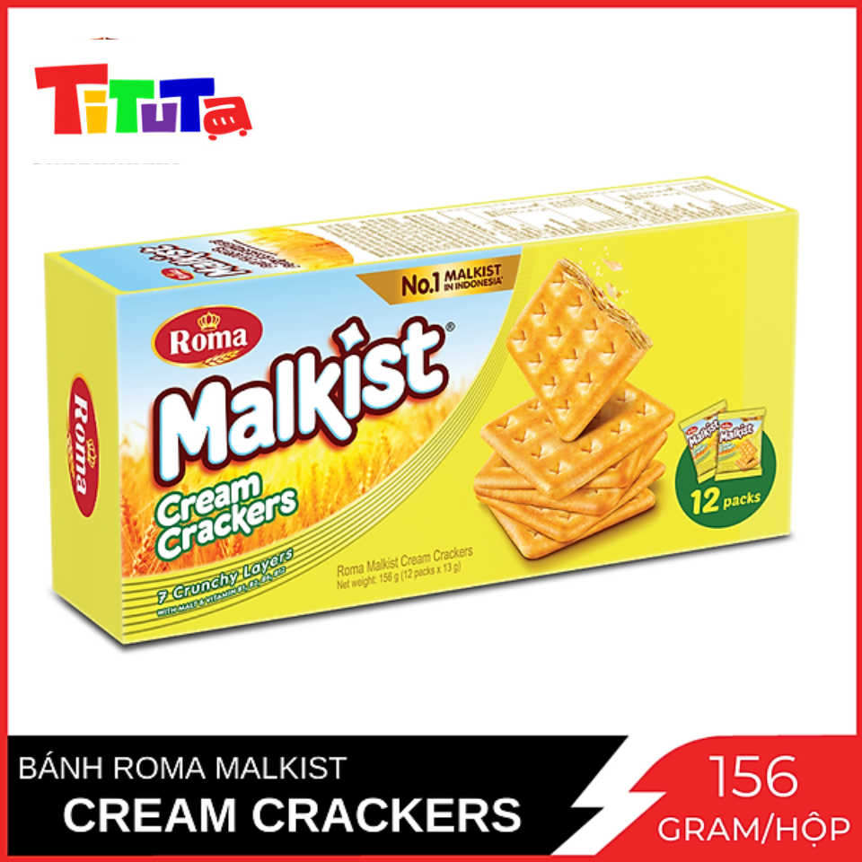 Bánh Roma Malkist Cream Crackers 156G/gói