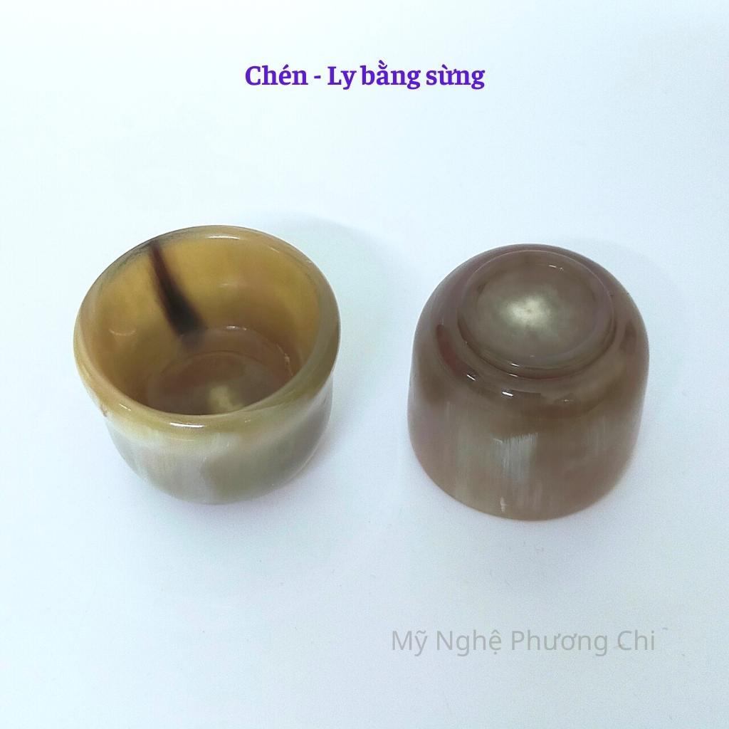 Ly sừng, chén sừng dùng để uống rượu thanh lọc giải độc và nhiệt | Mỹ Nghệ Phương Chi