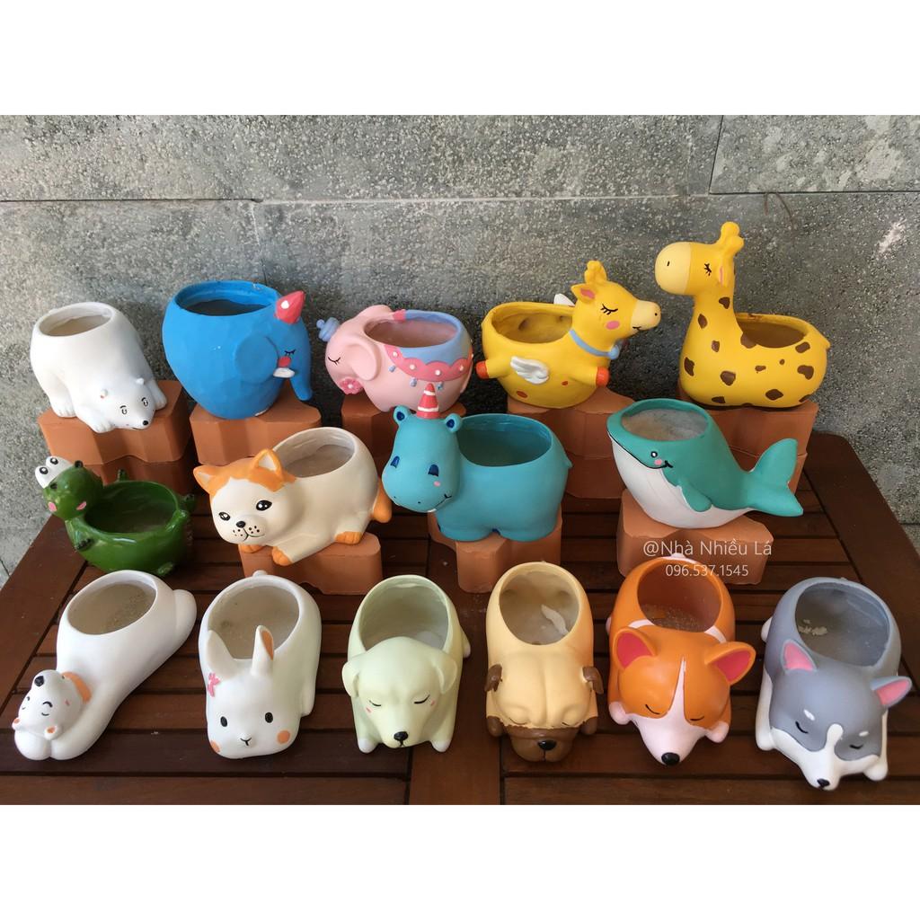 Chậu trồng cây hình thú
