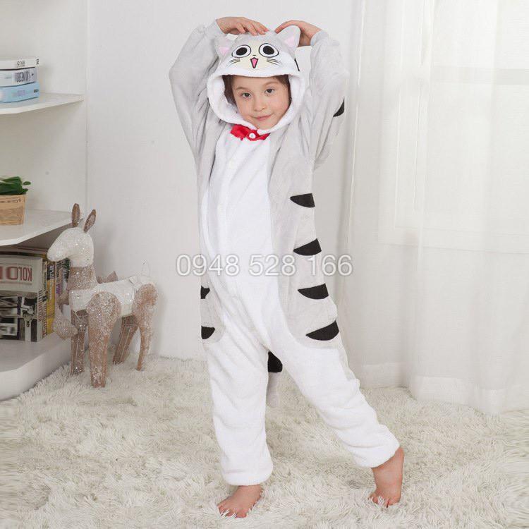Bộ Đồ Thú Mèo Chii - Bộ đồ hình thú đồ ngủ Mèo Chii Trẻ Em