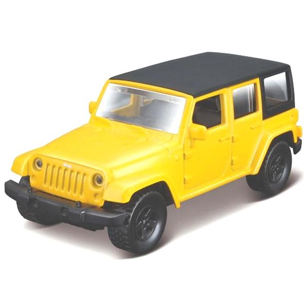 Mô Hình Xe Hơi Trớn Jeep Wrangler Unlimited 2015 Maisto 19038/Mt21001 - Màu Vàng