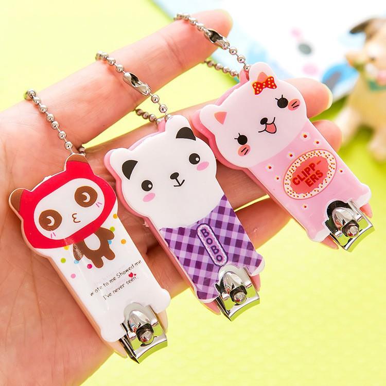 Bấm móng tay móc khóa hình thú cute  J4293