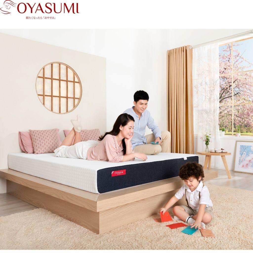 Nệm foam Nhật Bản OYASUMI Original  sản xuất bới tập doàn Inoac Nhật Bản thoáng mát bốn mùa FOAM105