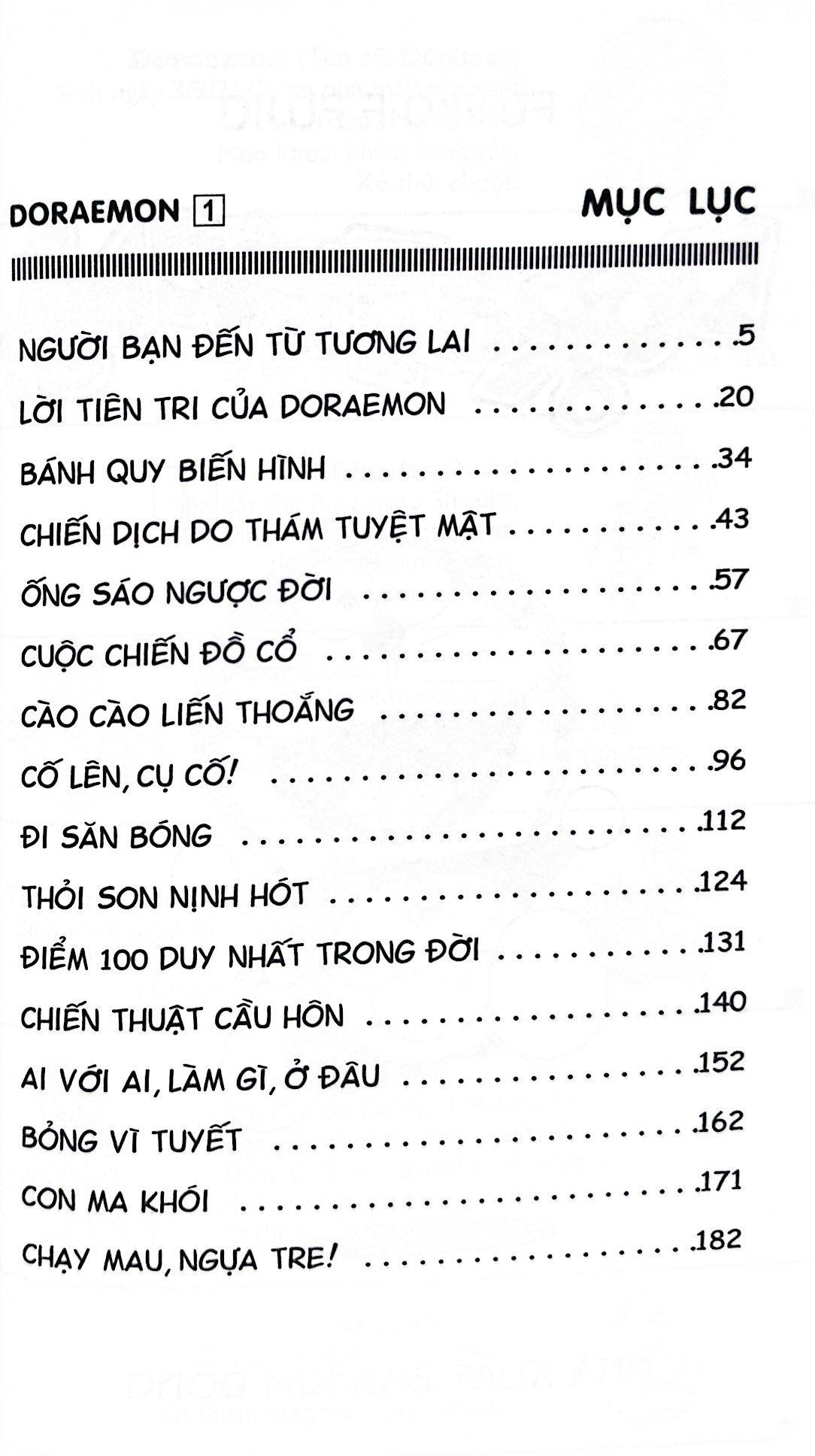 Doraemon - Chú Mèo Máy Đến Từ Tương Lai Tập 1 (Tái Bản 2023)