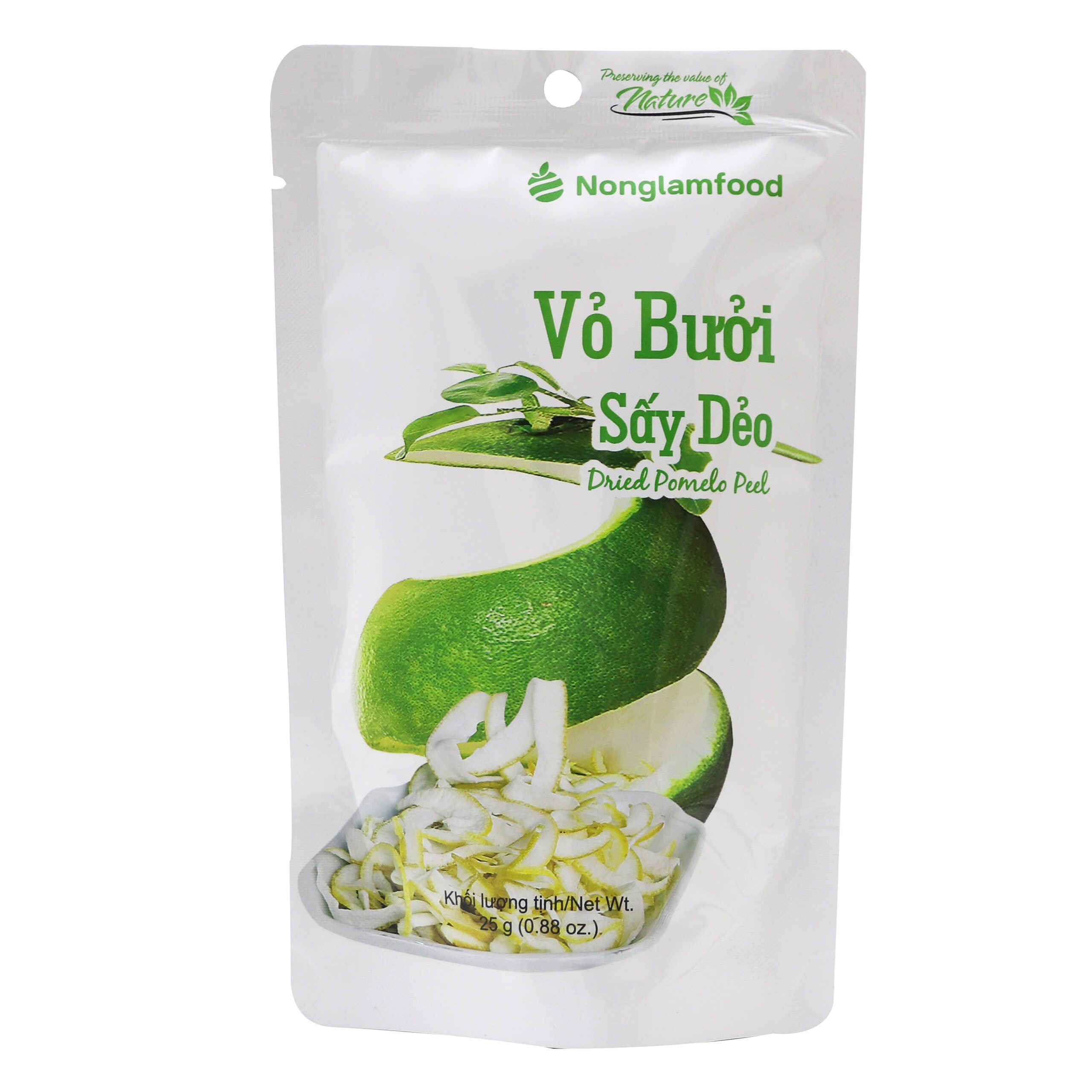 Vỏ bưởi sấy dẻo 85g GREEN FARM thơm mùi bưởi, ngọt thanh nhẹ nhẹ bổ sung dưỡng chất cơ thể hỗ trợ giảm cân